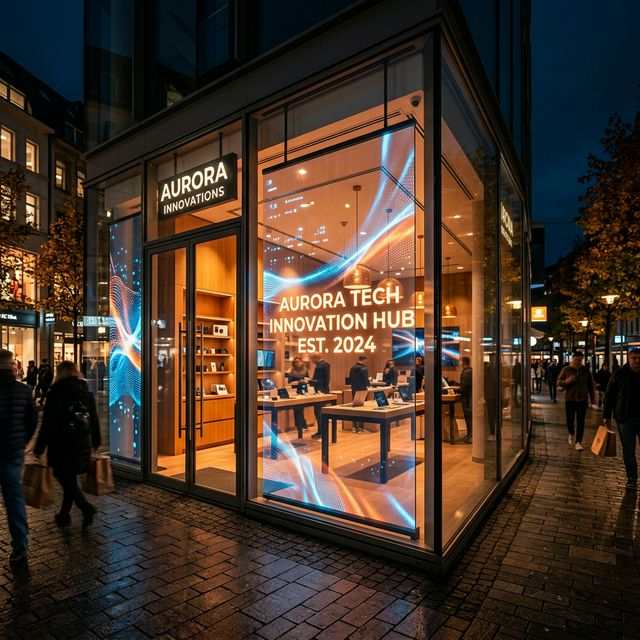 Прозрачная LED-плёнка
